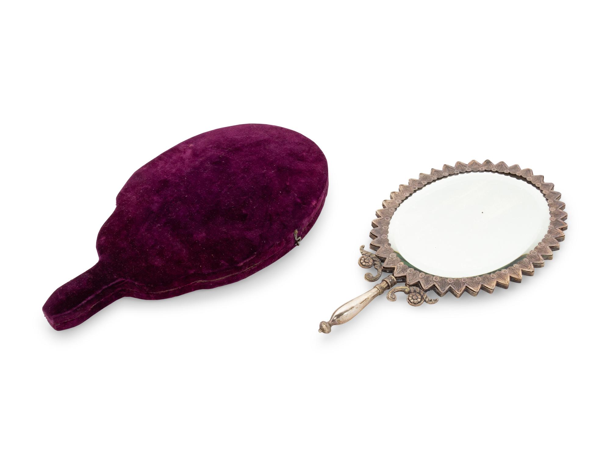 An Ottoman Silver Hallmarked Mirror