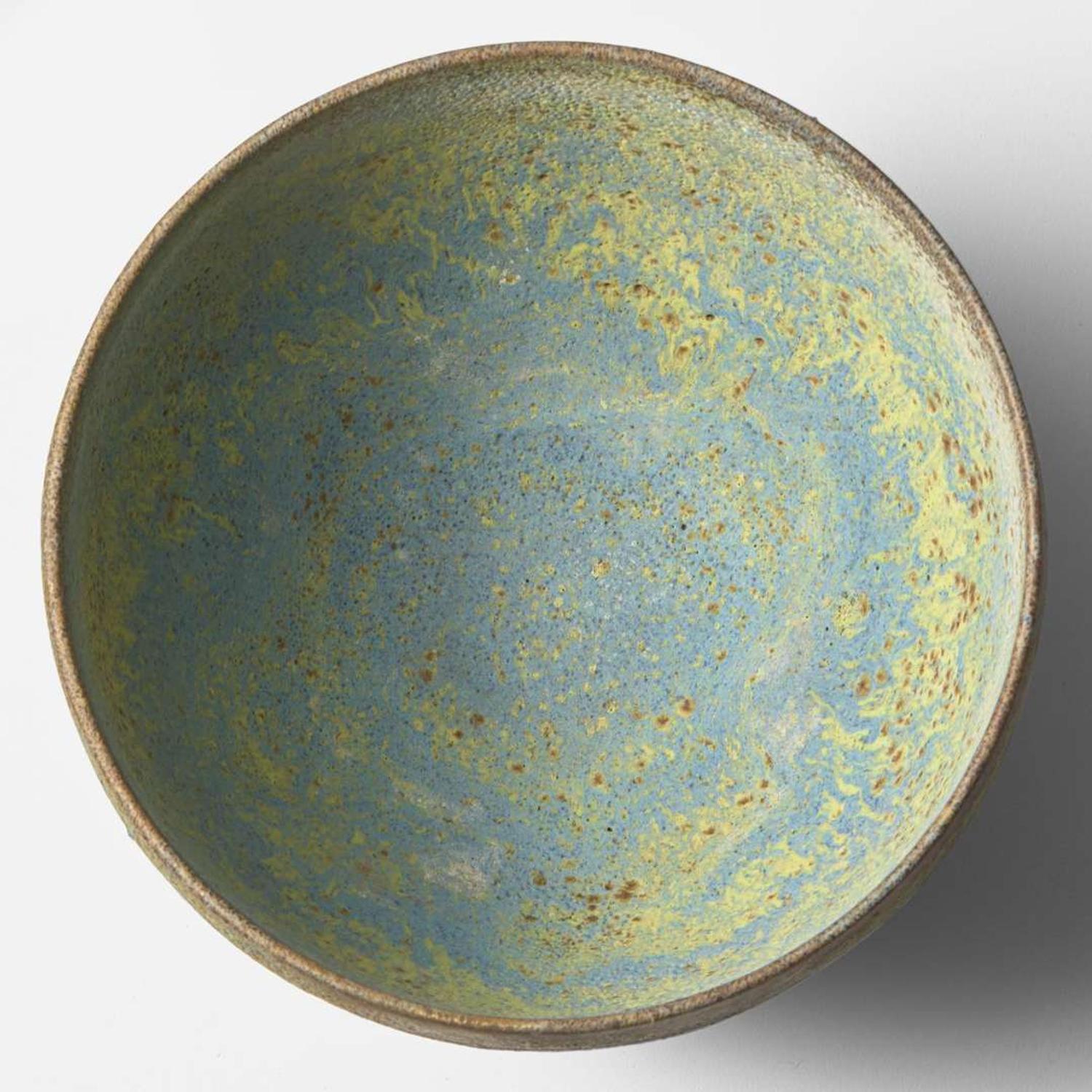 Gertrud Natzler (Austrian-American, 1908-1971) and Otto Natzler (Austrian-American, 1908-2007) Bowl with Crater Glaze, Los Angeles, California, USA, circa 1958