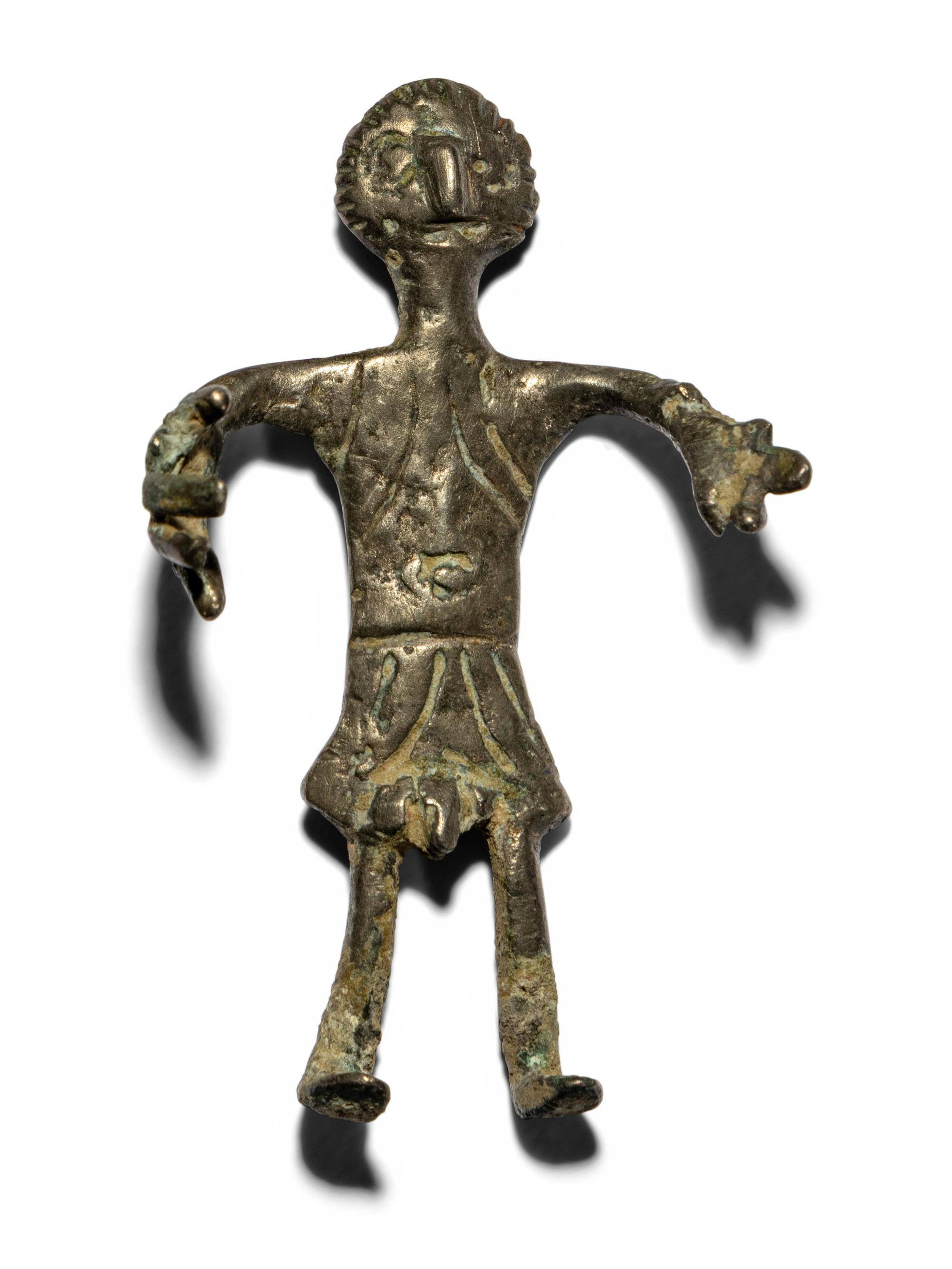 A Gallo-Roman Silver Votive Figure