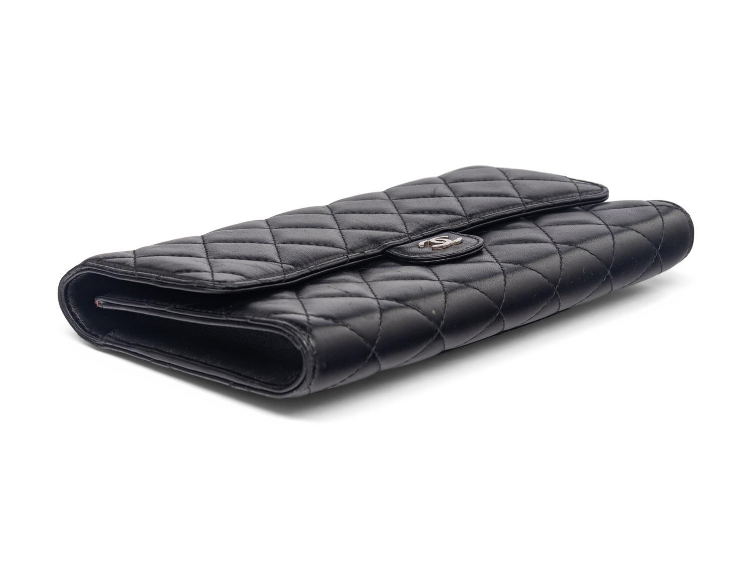 Chanel Clutch in Quilted Black Lambskin