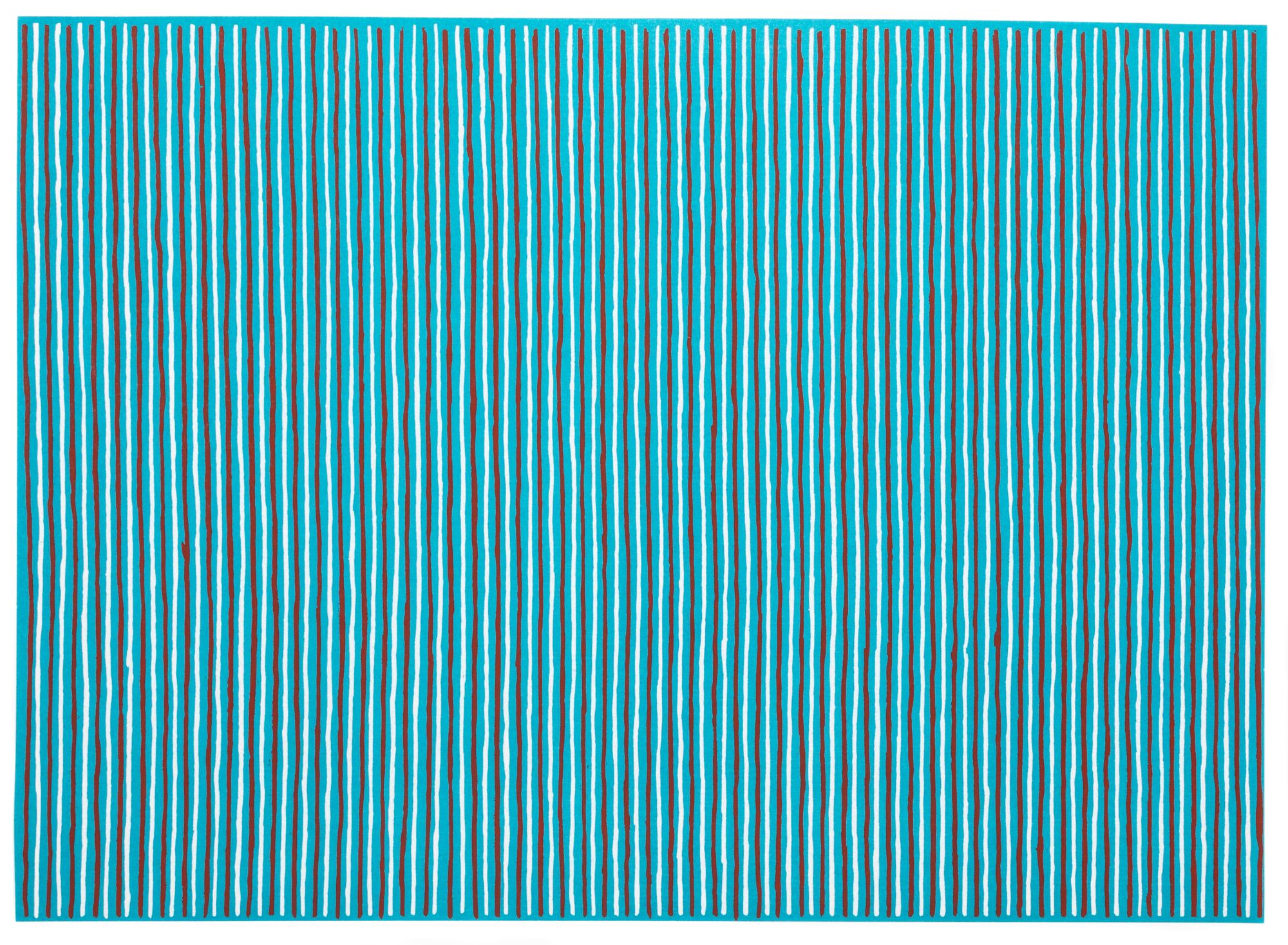 Gene Davis, (American, 1920-1985), A group of three works: Meandering, Green Sonata, and Sonata #37-17, 1980