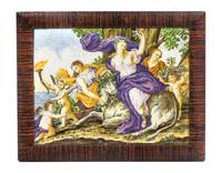 An Italian Majolica Plaque