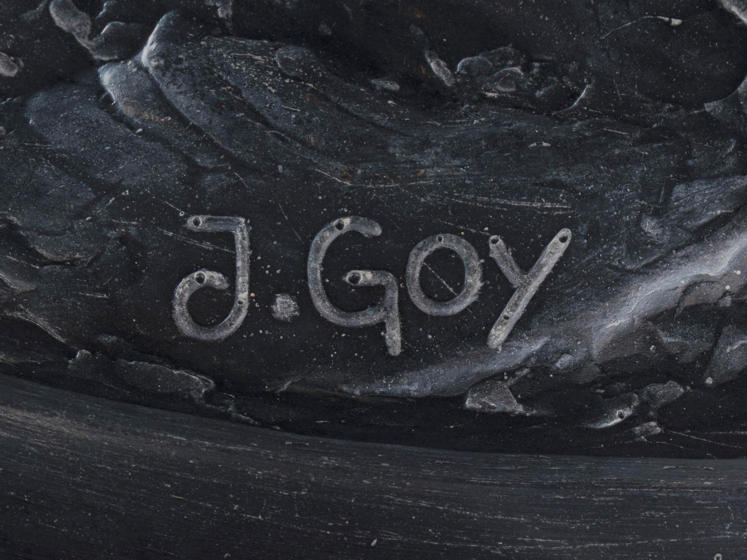 A Large Baccarat Desk Ornament: Mount Rushmore — SIGNED J GOY, FOR THE BICENTENNIAL, DATED 1976
