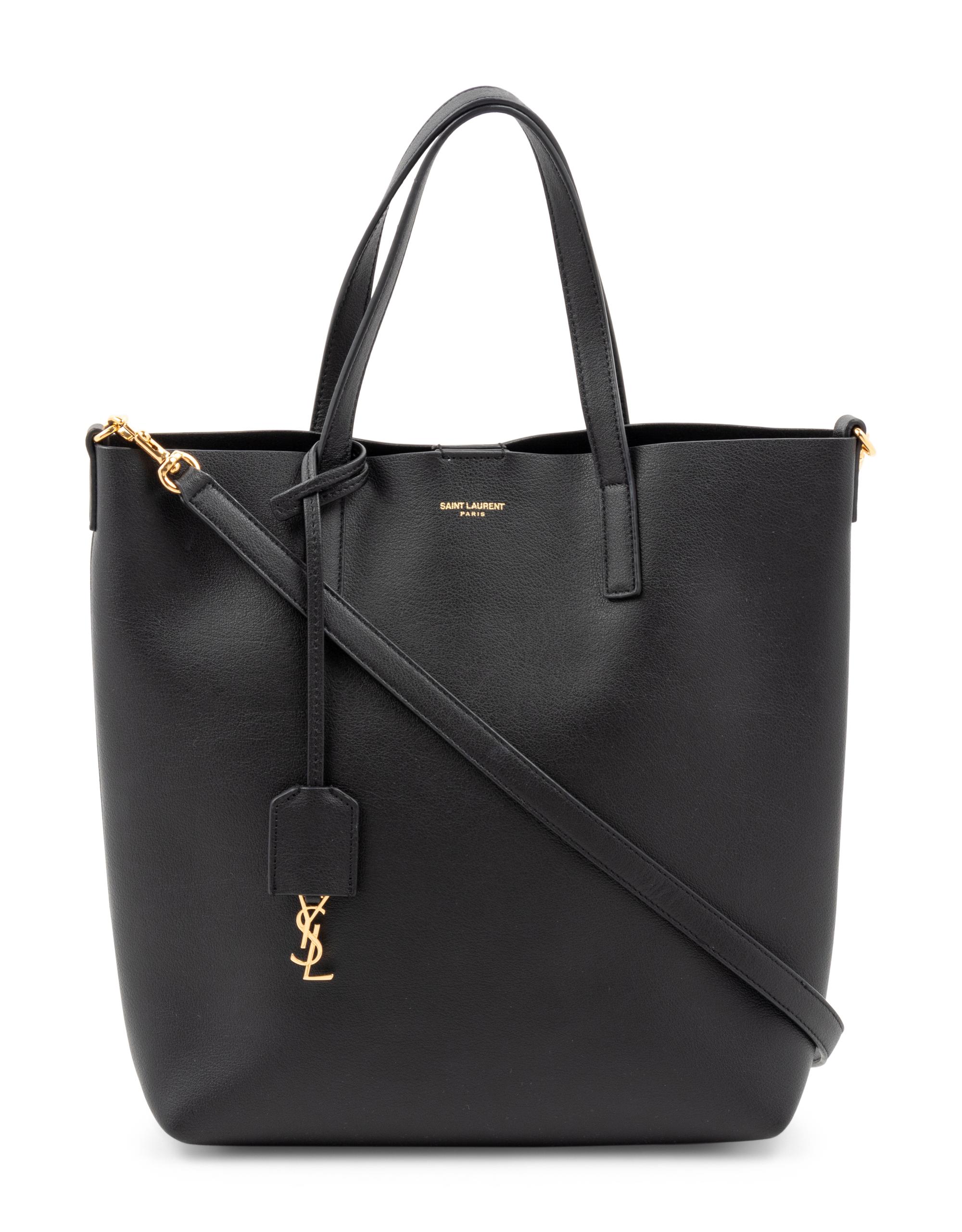 YSL Black Leather Toy Shopping Tote, c.2019
