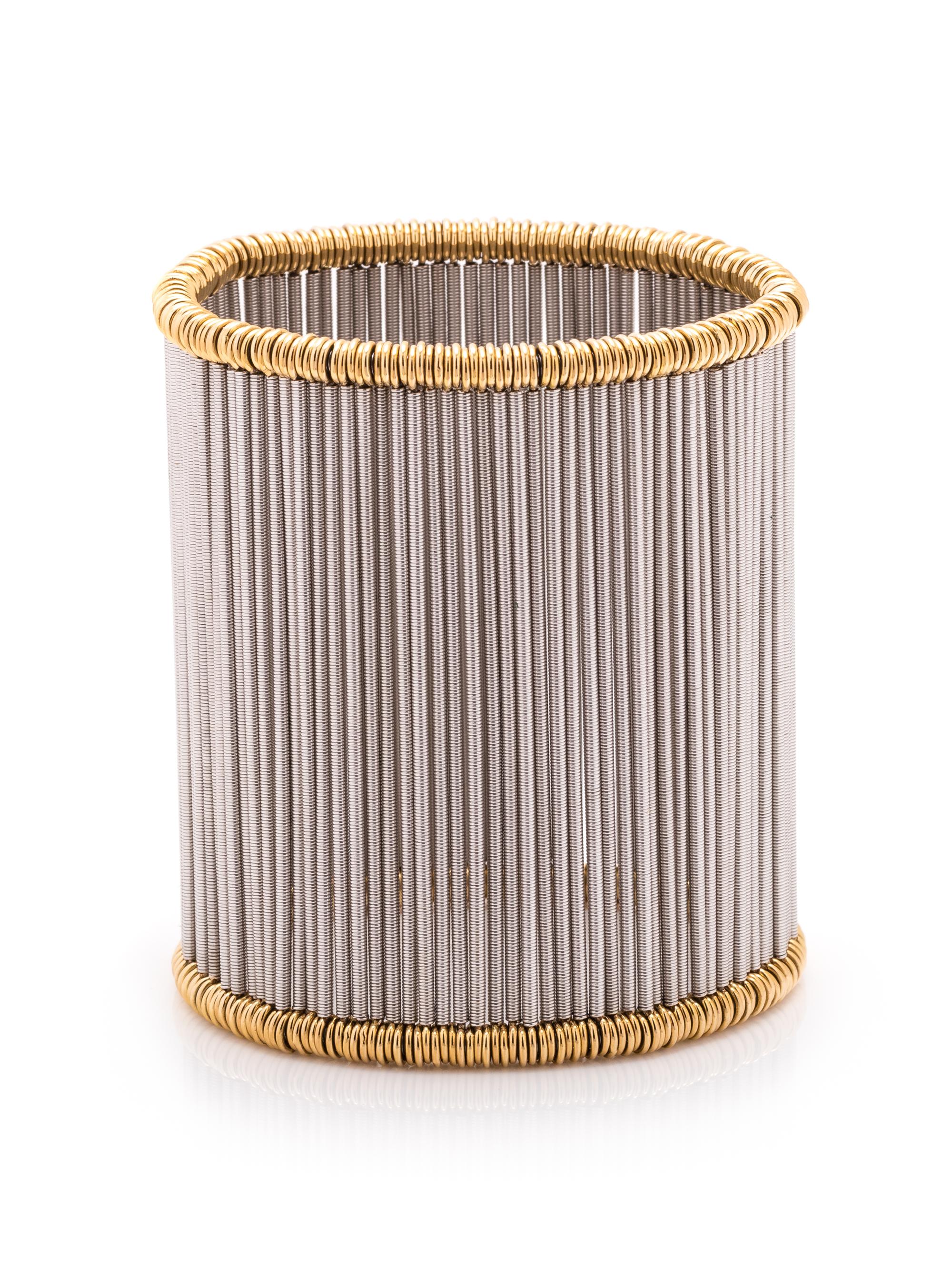 SABBADINI, BICOLOR GOLD BRACELET