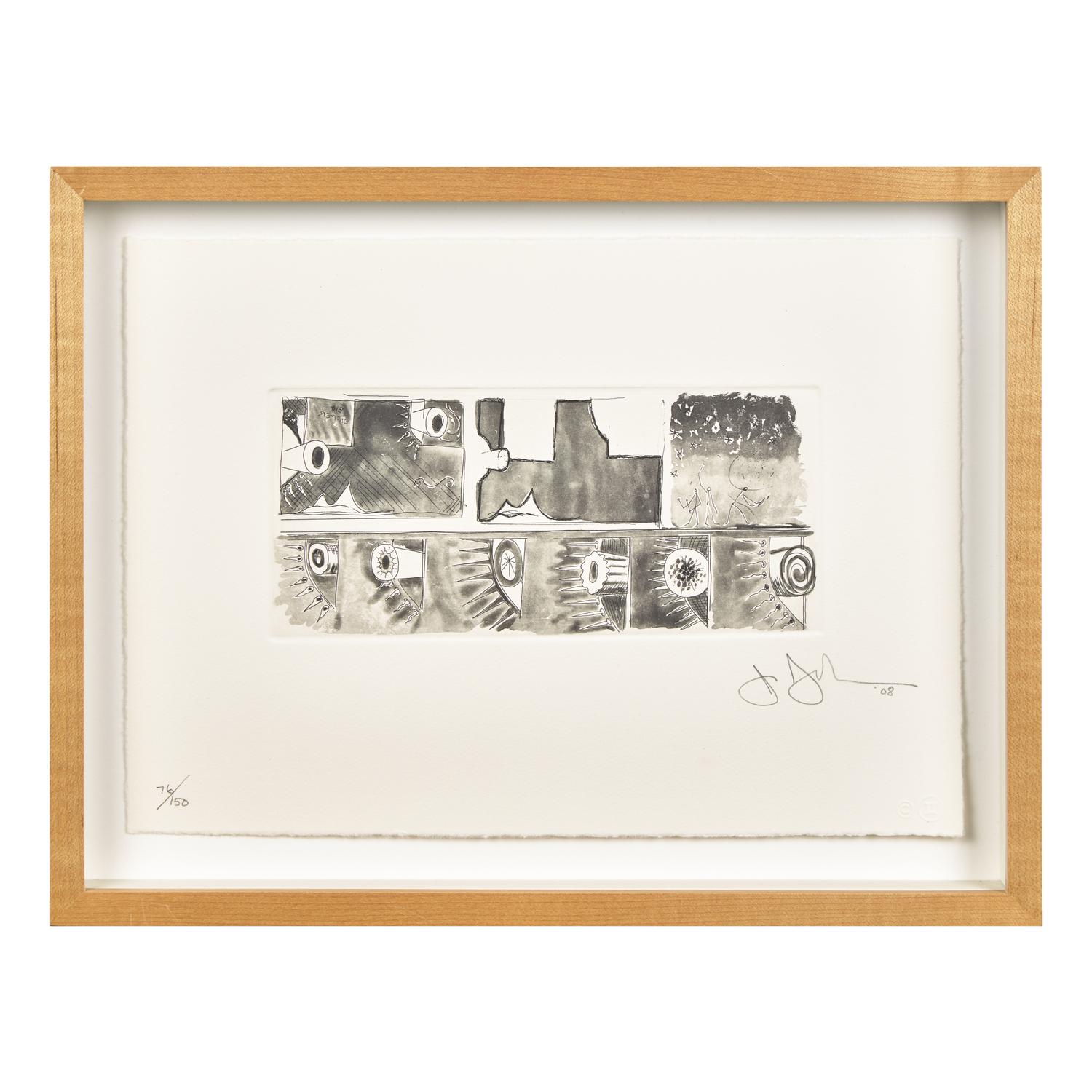 Jasper Johns (American, b. 1930) — Untitled, from Artists for Obama , 2008