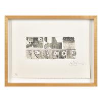 Jasper Johns (American, b. 1930) — Untitled, from Artists for Obama , 2008