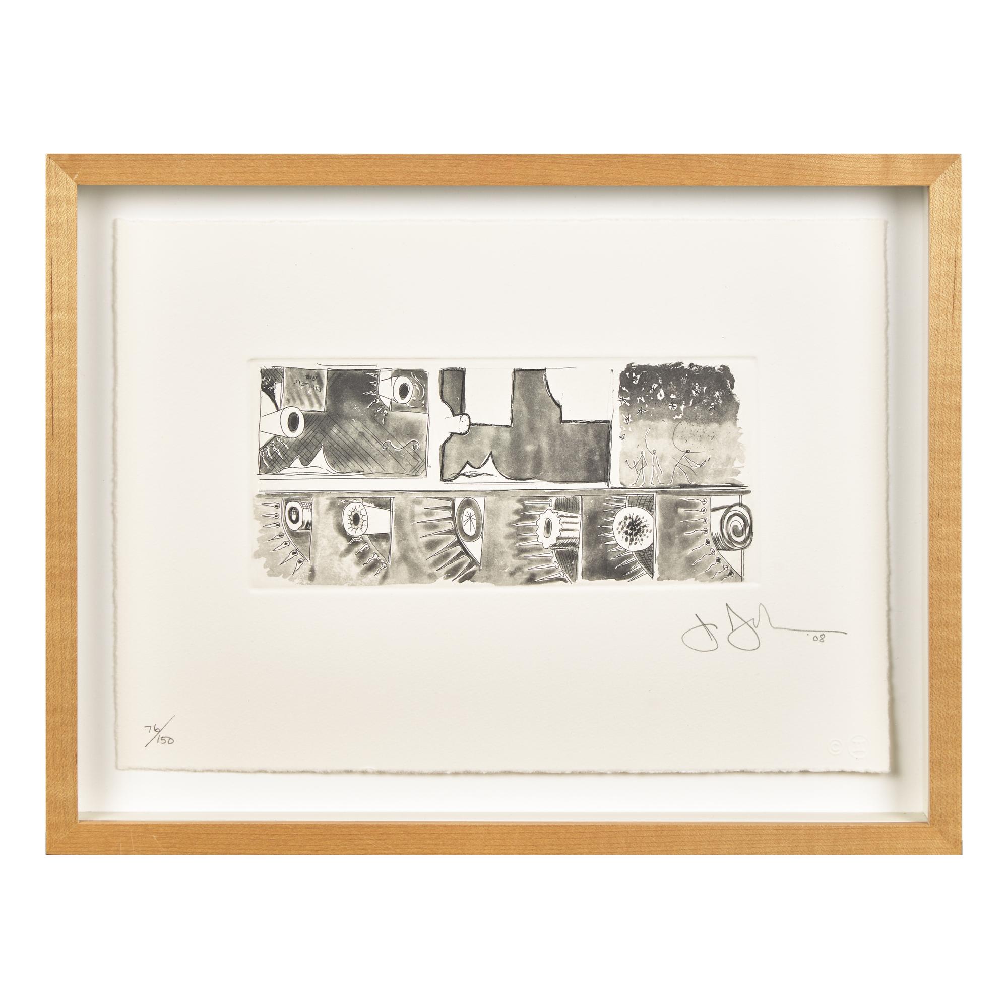 Jasper Johns (American, b. 1930) — Untitled, from Artists for Obama , 2008