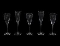 A Baccarat Dom Perignon Stemware Service