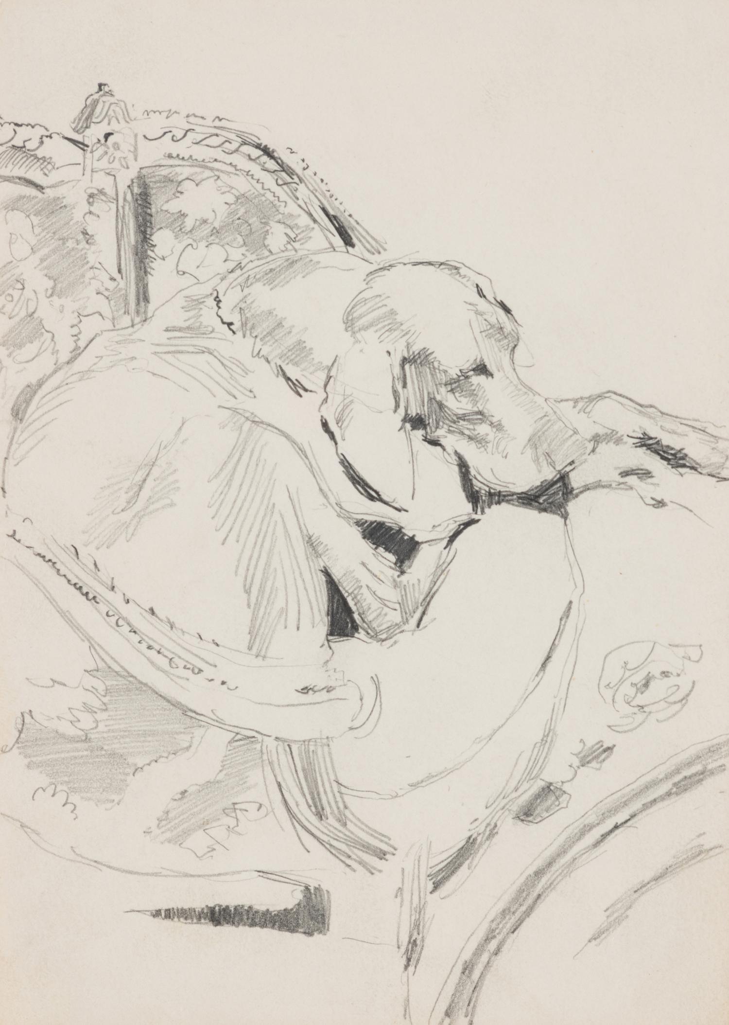 Portrait of E.E. Yore [Portrait of Eeyore from Winnie the Pooh]