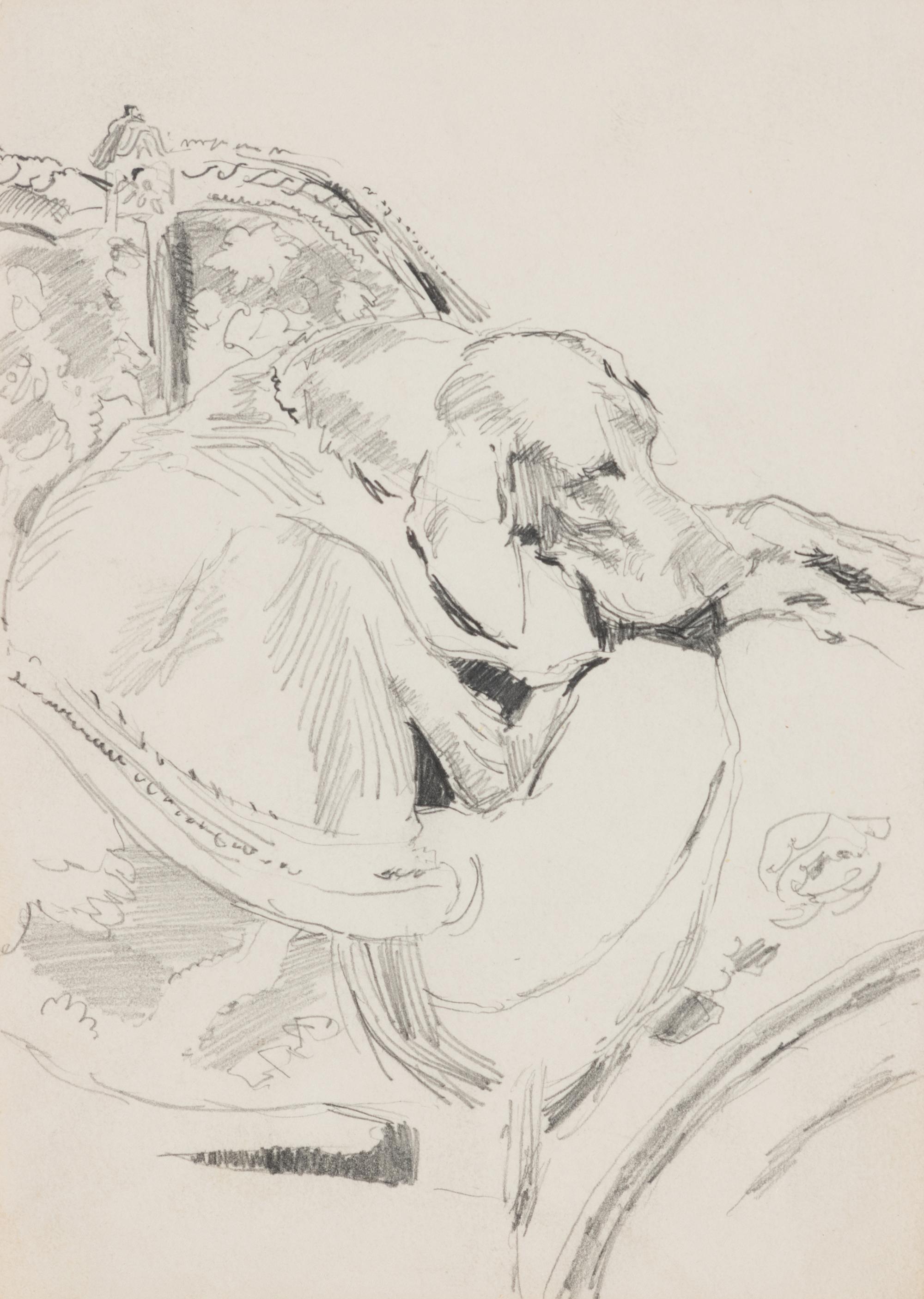 Portrait of E.E. Yore [Portrait of Eeyore from Winnie the Pooh]