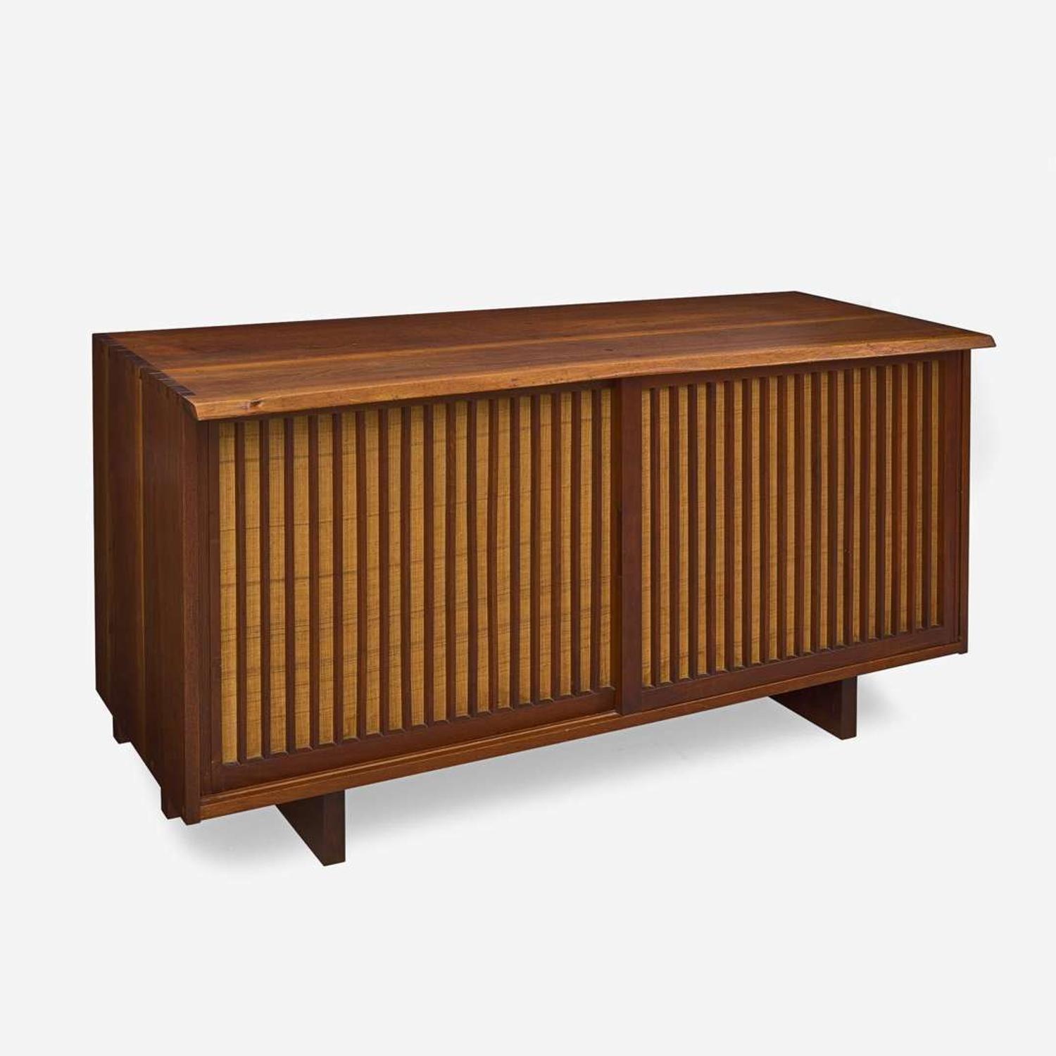 George Nakashima Double Sliding-Door Cabinet, New Hope, Pennsylvania, 1960