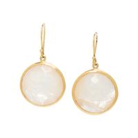 IPPOLITA, YELLOW GOLD AND MOTHER-OF-PEARL EARRINGS