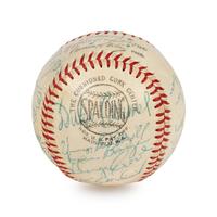 A 1959 St. Louis Cardinals Team Signed Autographed Baseball Including Early Bob Gibson Signature (Beckett Authentication Services BAS Certified),