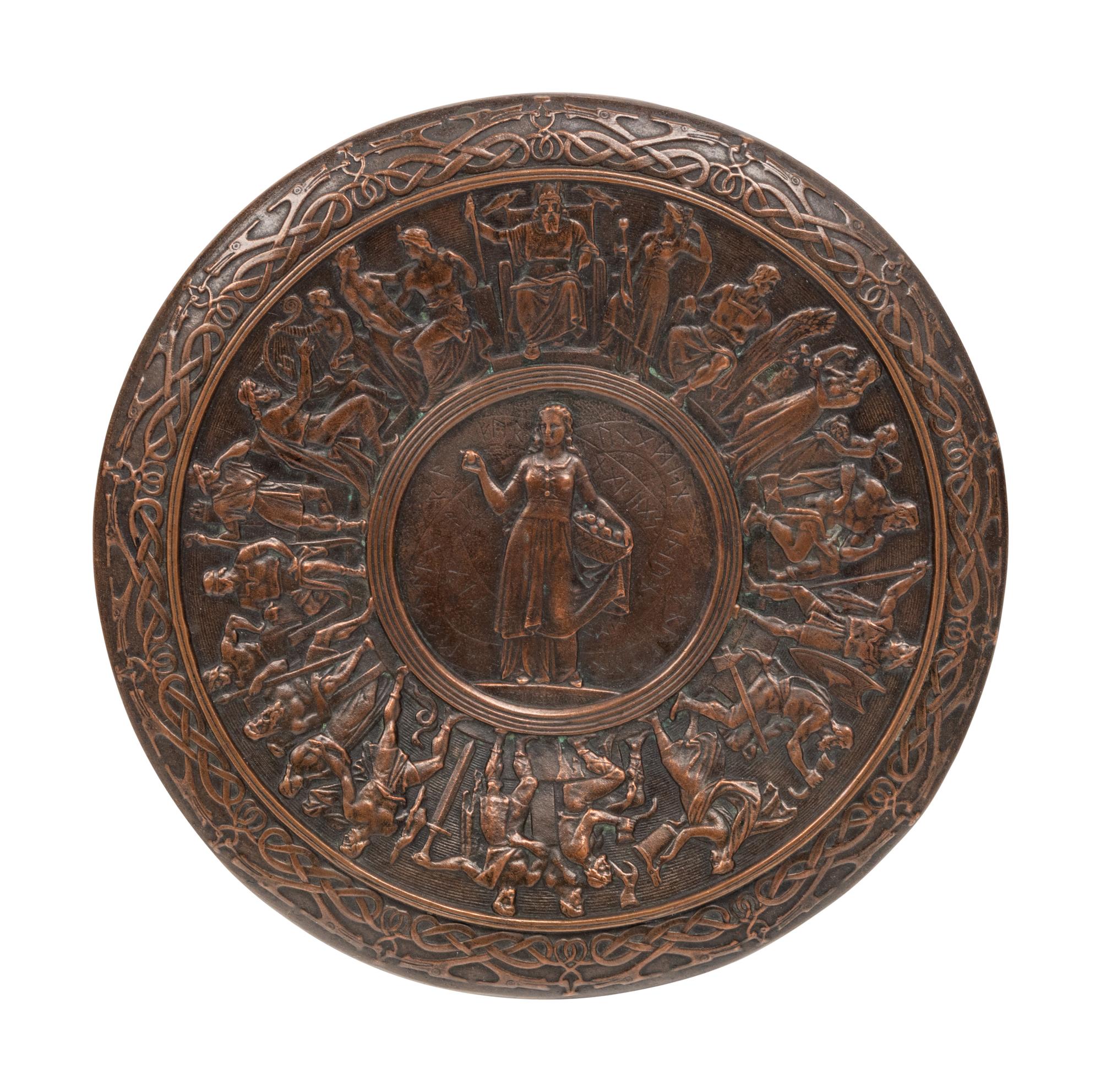 A Nordic Style Bronze Tazza