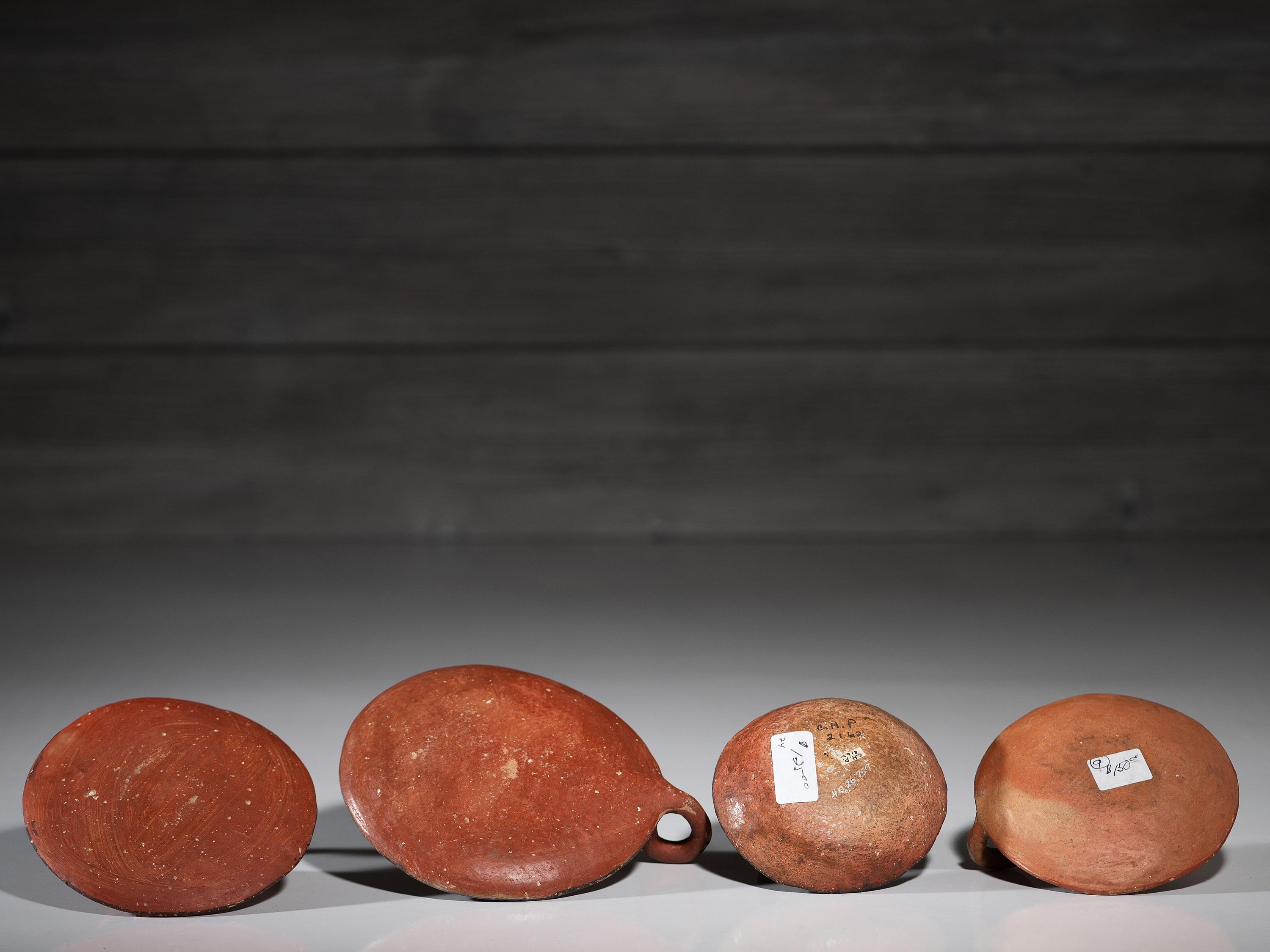 Isleta Polychrome Pottery Chamber Sticks