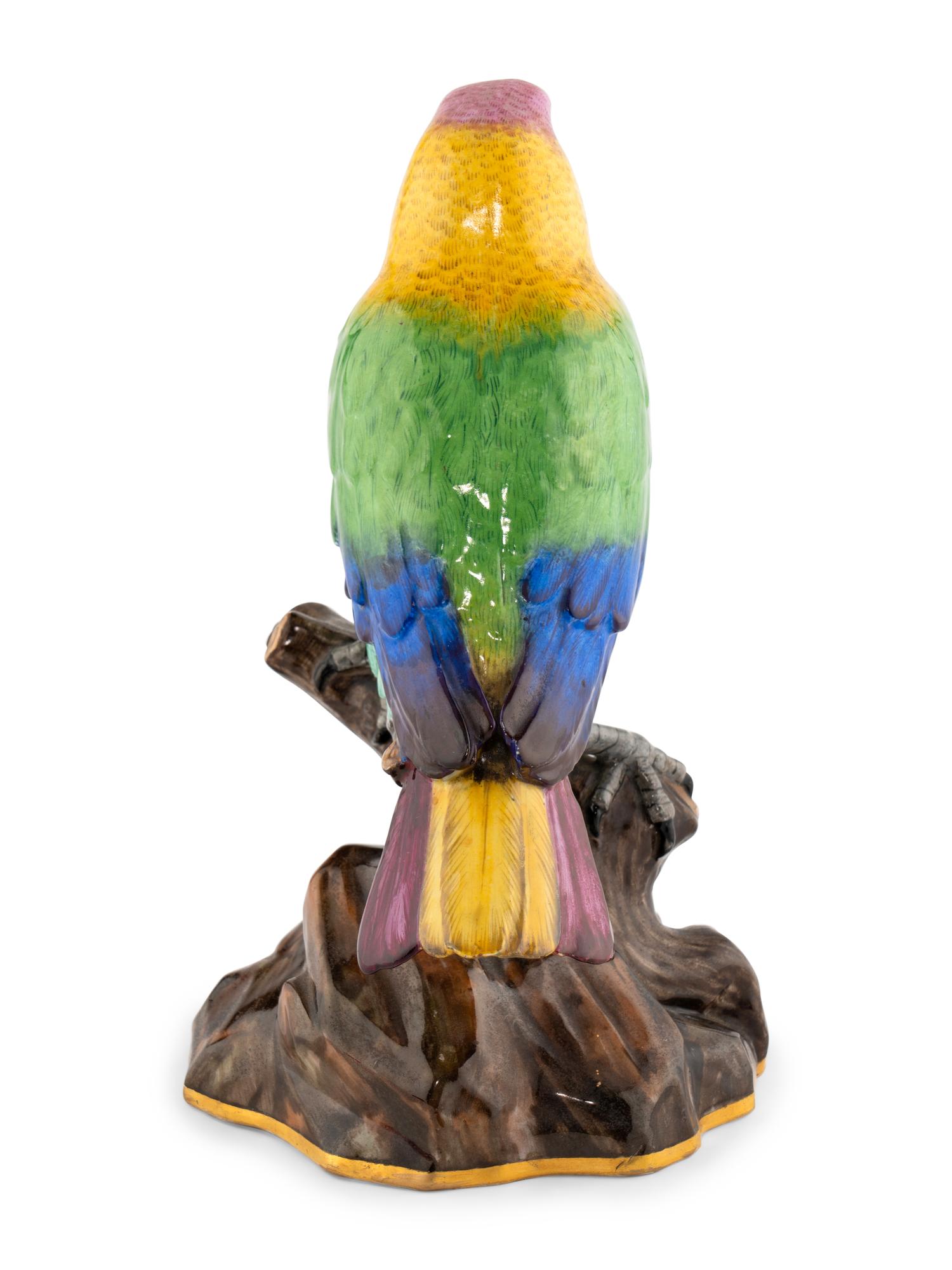 A Meissen Porcelain Parrot