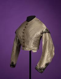 Three Bodices, Including Zouave Style Bolero, 1860s