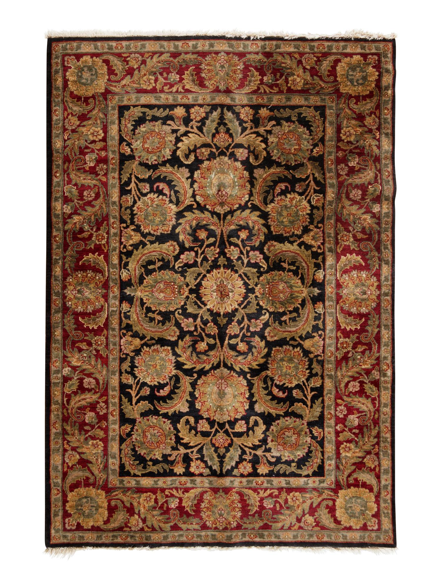 An Indian Agra Wool Rug