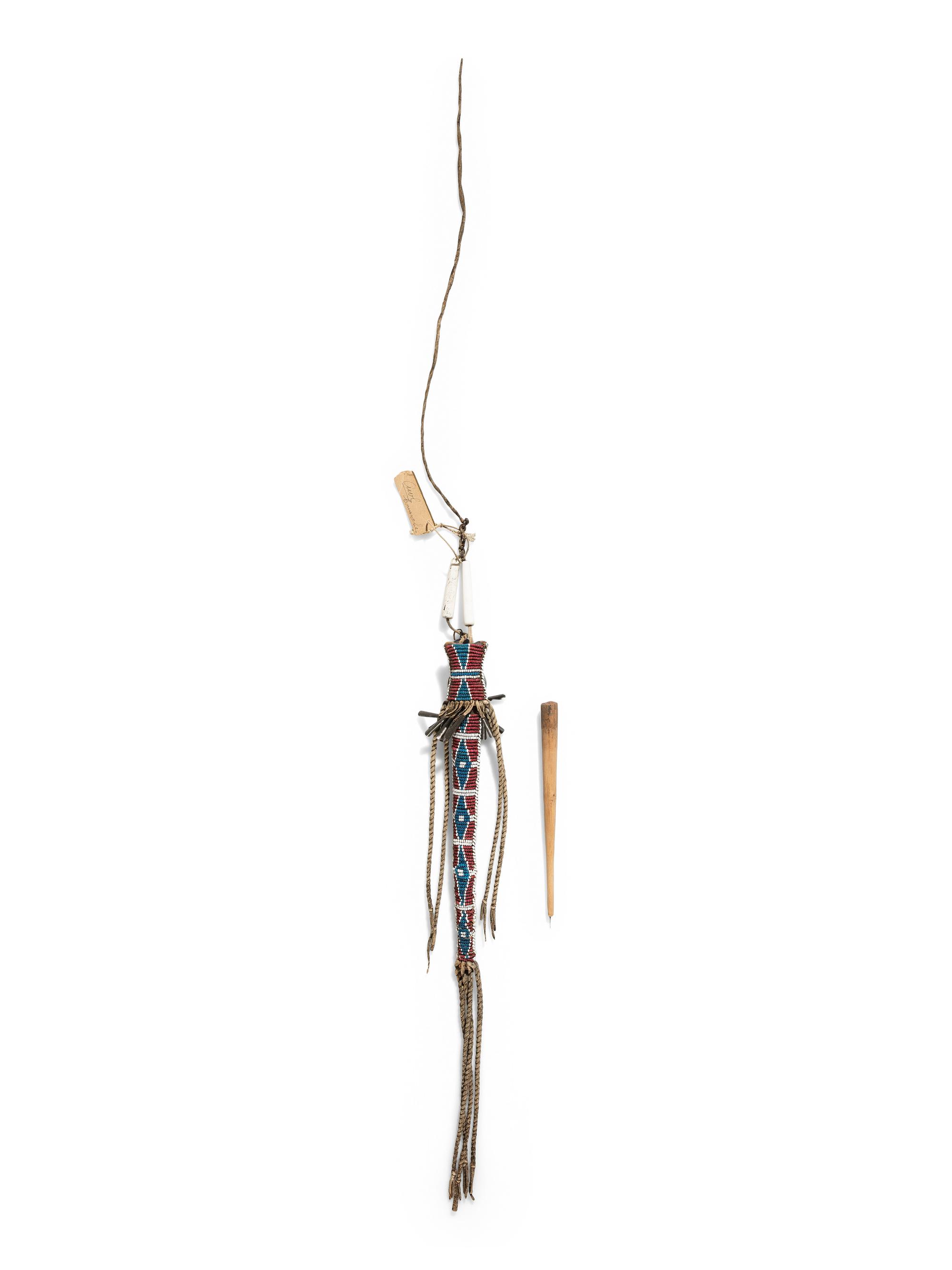 Kiowa or Comanche Beaded Awl Case