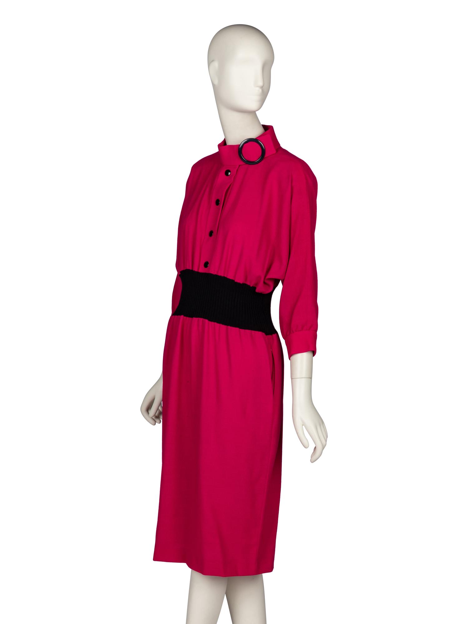 Pierre Cardin, Pink Dress, Fall 1985