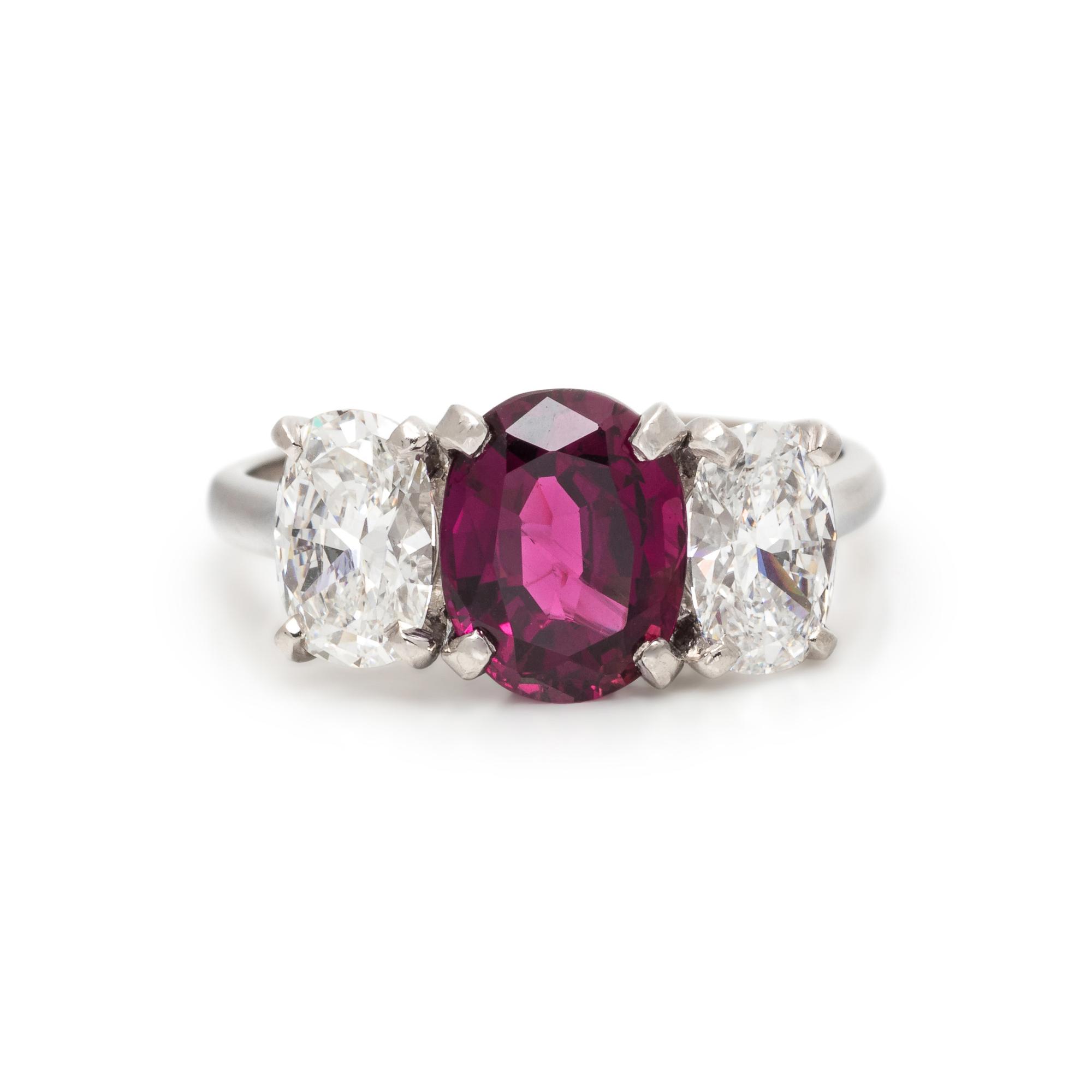 RUBY AND DIAMOND RING
