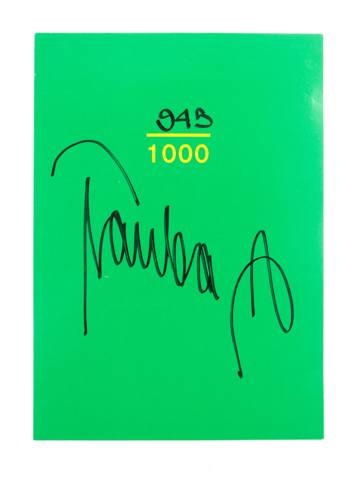 (POP-UP) AUERBACH, TAUBA. [2,3]. New York: Printed Matter, 2011. Signed, limited.