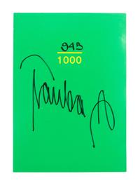 (POP-UP) AUERBACH, TAUBA. [2,3]. New York: Printed Matter, 2011. Signed, limited.