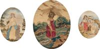 Three English Needlework Pictures