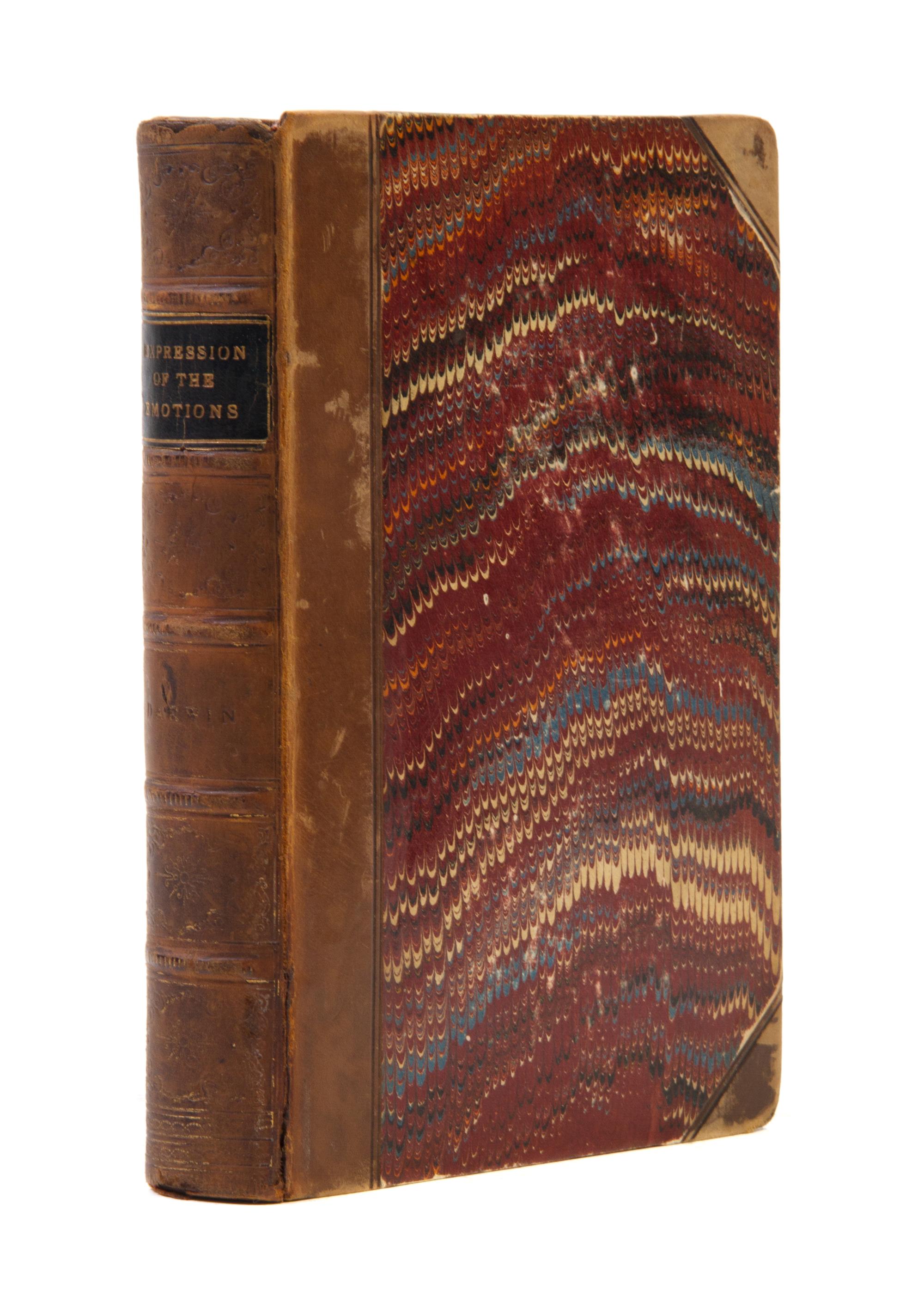 DARWIN, CHARLES. The Expression of the Emotions in Man and Animals. London, 1872. First edition, second issue. With 7 plates.