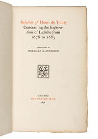 [CAXTON CLUB -- AMERICANA]. A group of 3 works published by the Caxton Club, comprising: