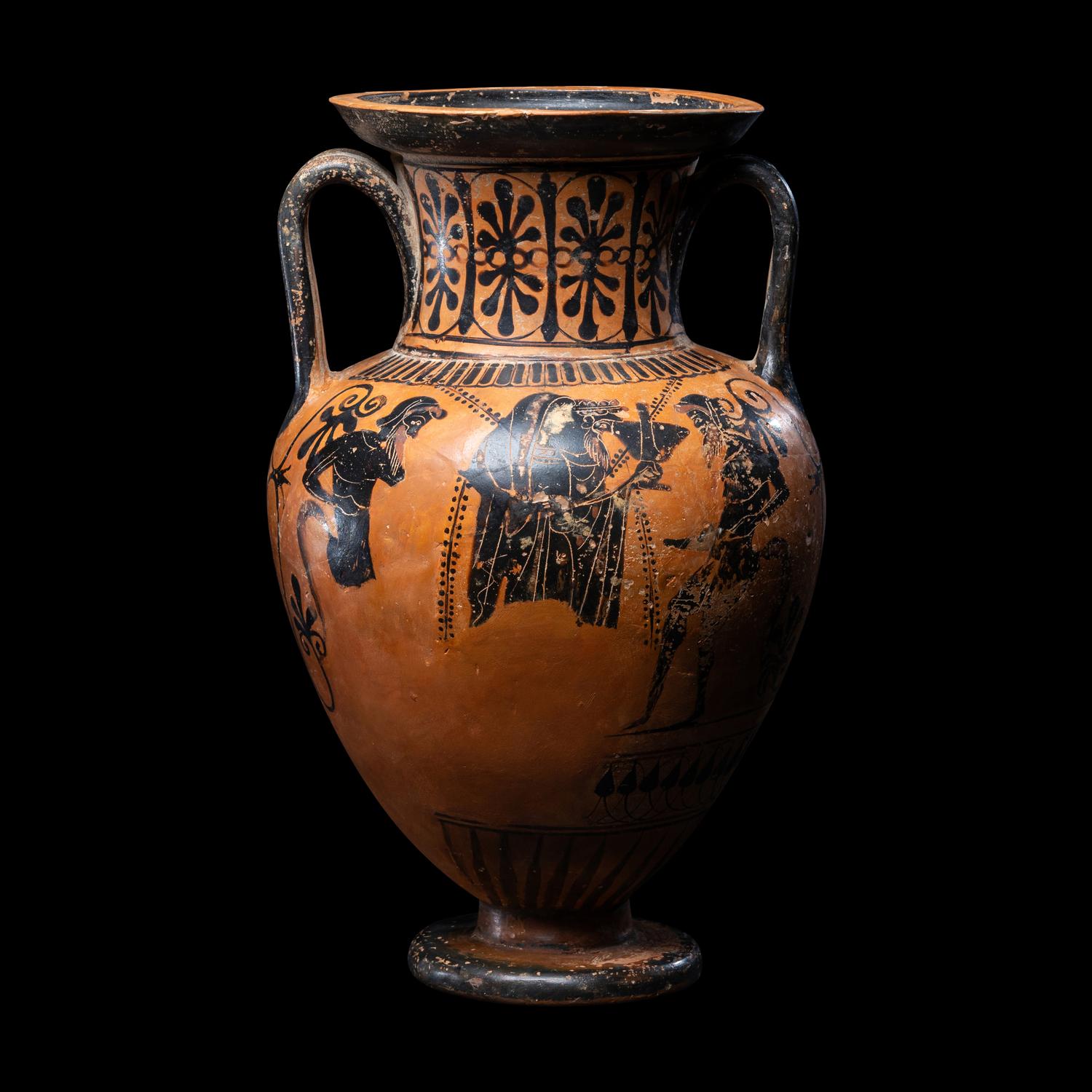 An Attic Black-Figured Neck Amphora