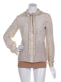 A Math Motif Blouse, Size 6.