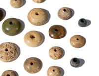 Twenty Seven Coptic Spindle Whorls