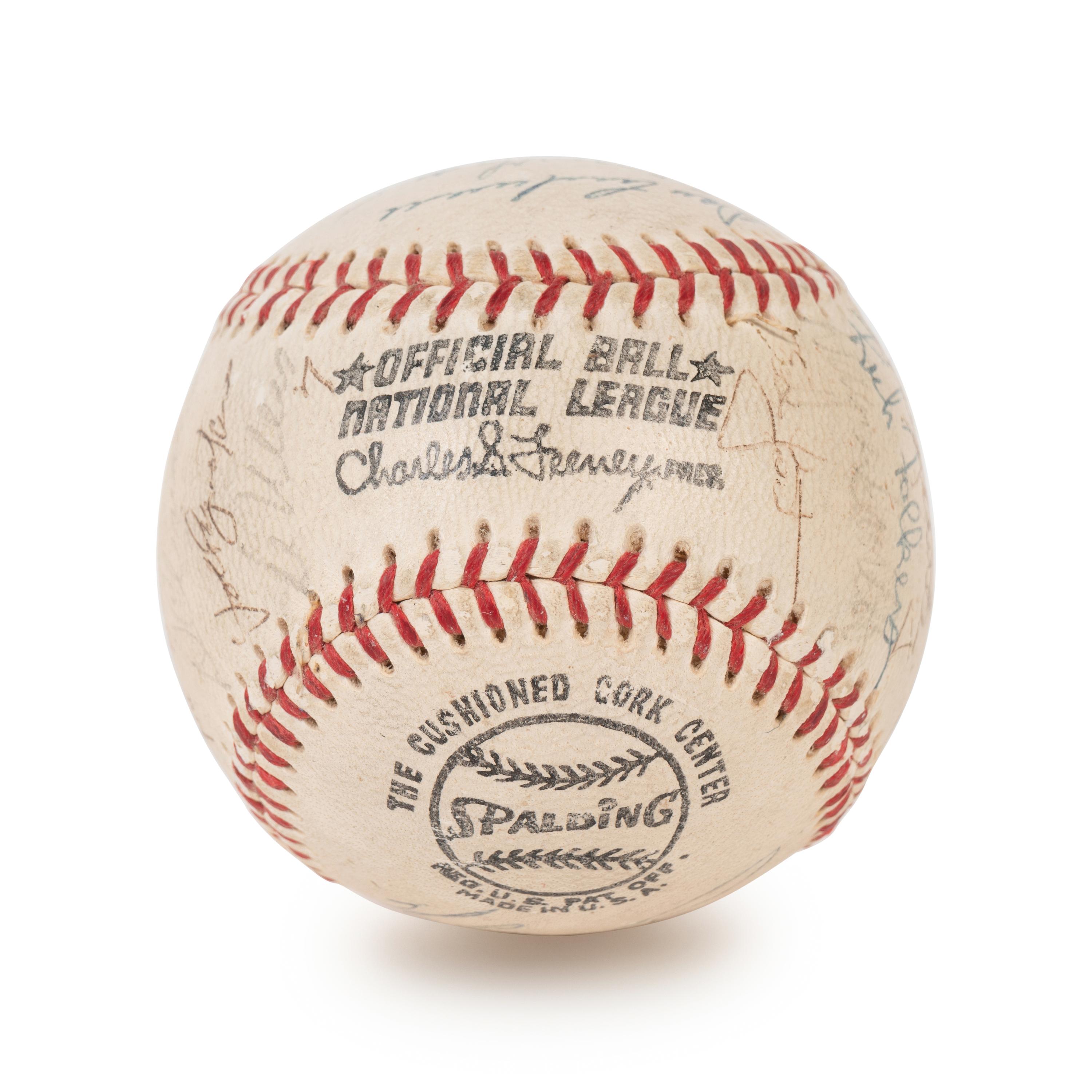 A Vintage 1970 New York Mets Team Signed Autograph Baseball Including Nolan Ryan and Tom Seaver (PSA Authentic)
