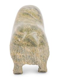 Inuit Carved Serpentine Stone Sculpture of a Muskox