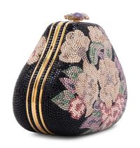 Judith Leiber Padded Floral Motif Minaudière
