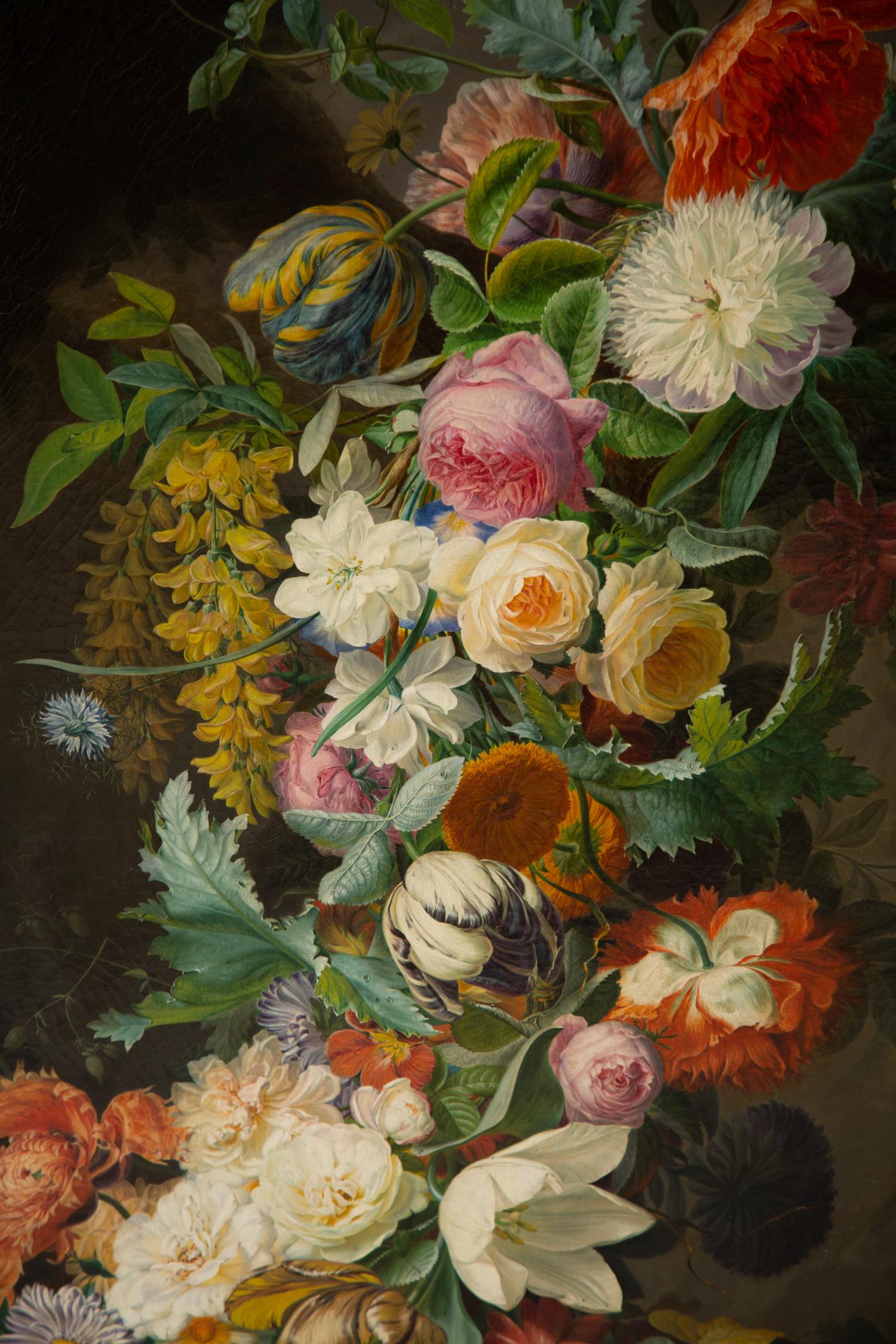 Still Life with Roses, Tulips, Peonies and other Flowers