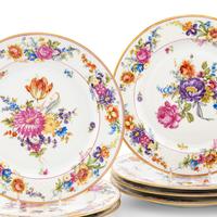 A Set of Ten Czech Porcelain Plates