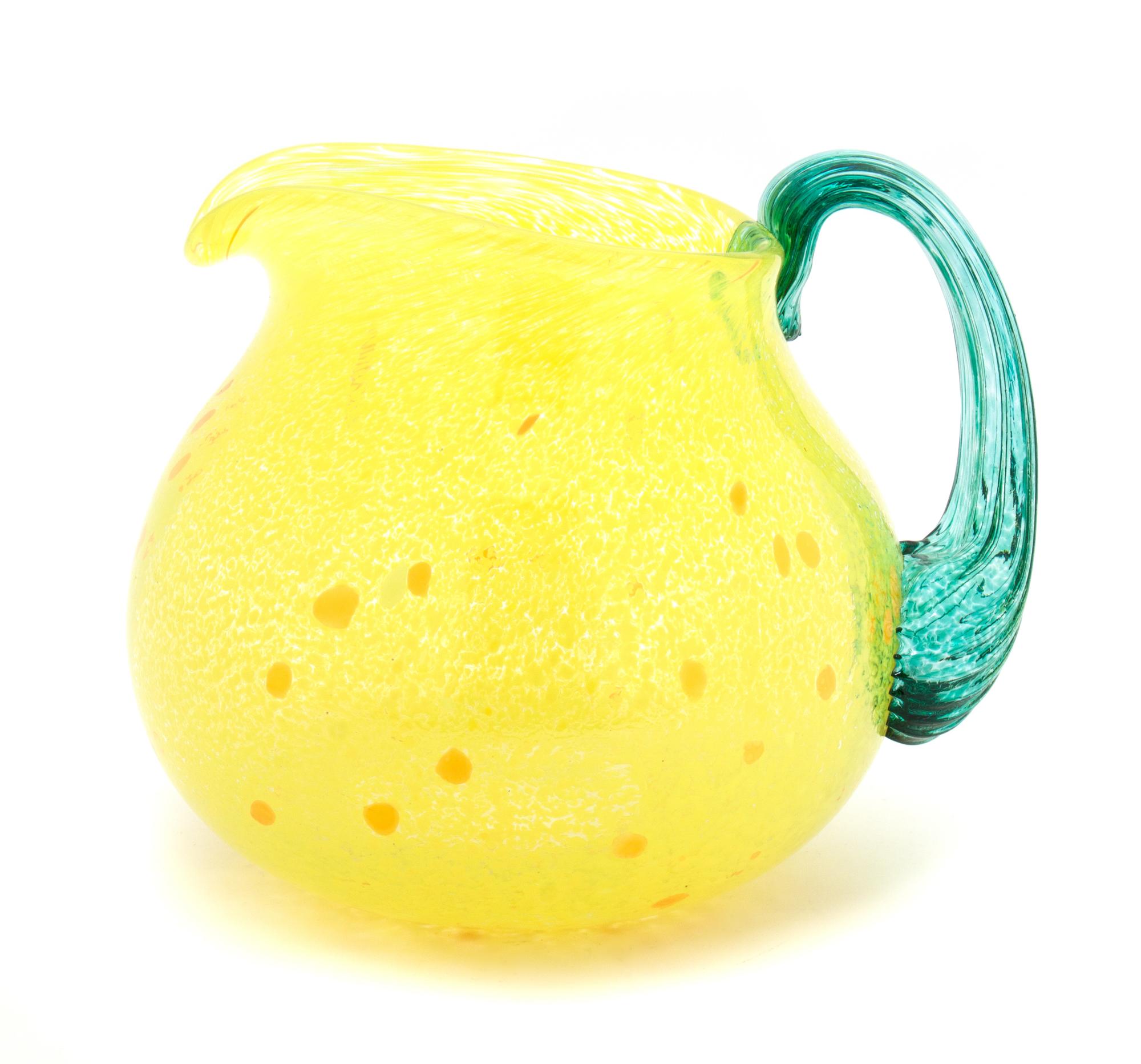 An Art Glass Pitcher Height 5 1/2 inches. — KOSTA BODA