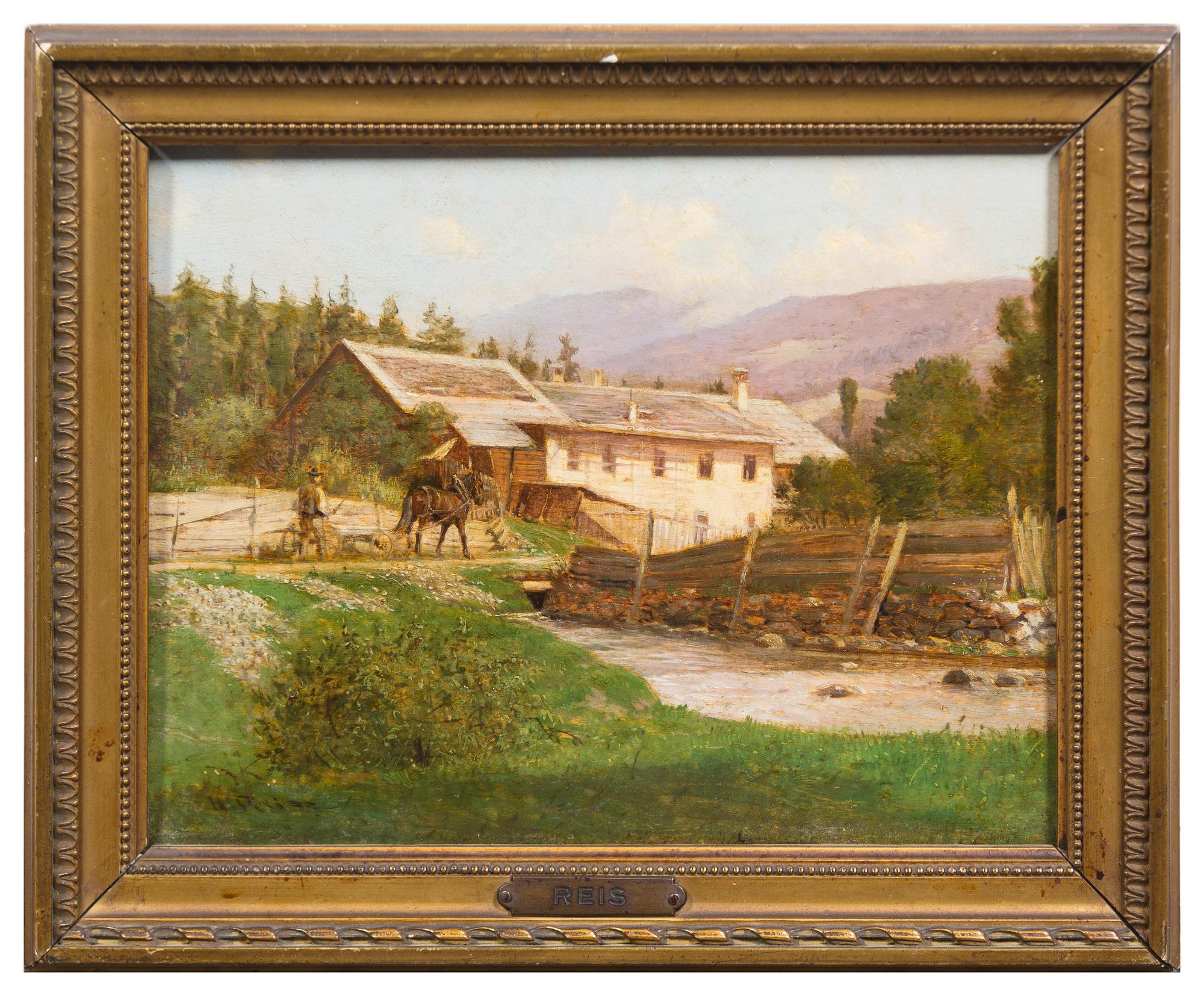 H. Reis, (19th Century), Down by the Mill