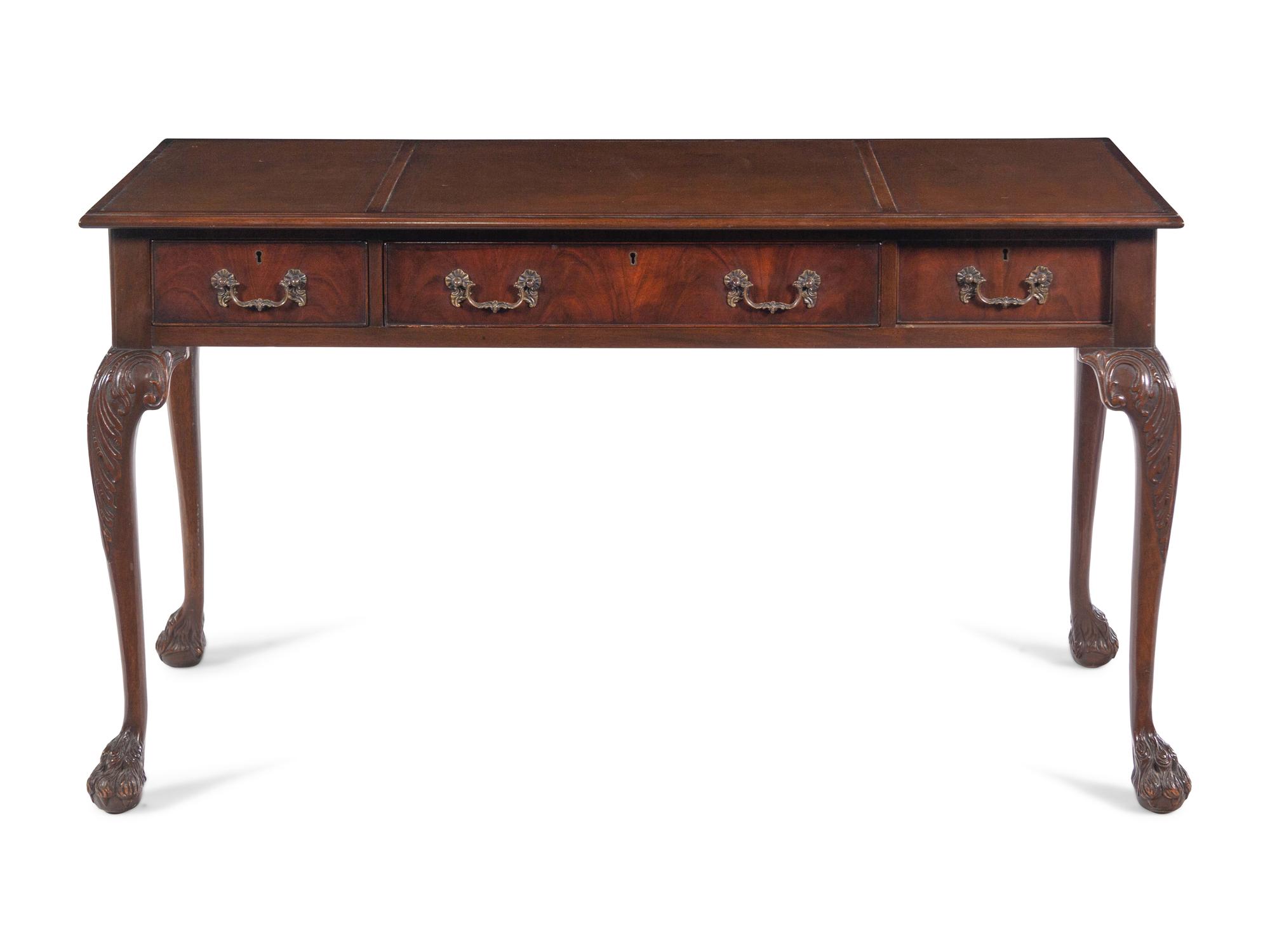 A George II Style Mahogany Writing Table