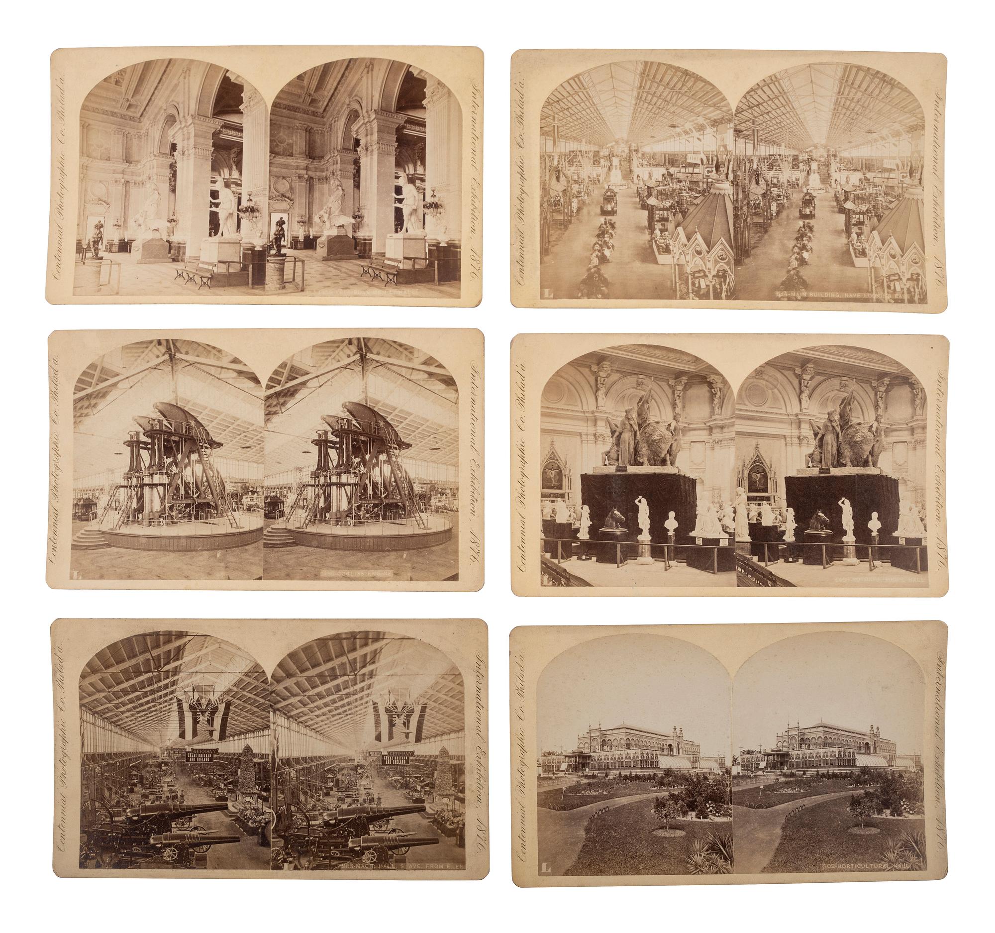 [EARLY PHOTOGRAPHY - STEREOVIEWS]. A collection of 66 assorted stereoviews, many featuring New York.