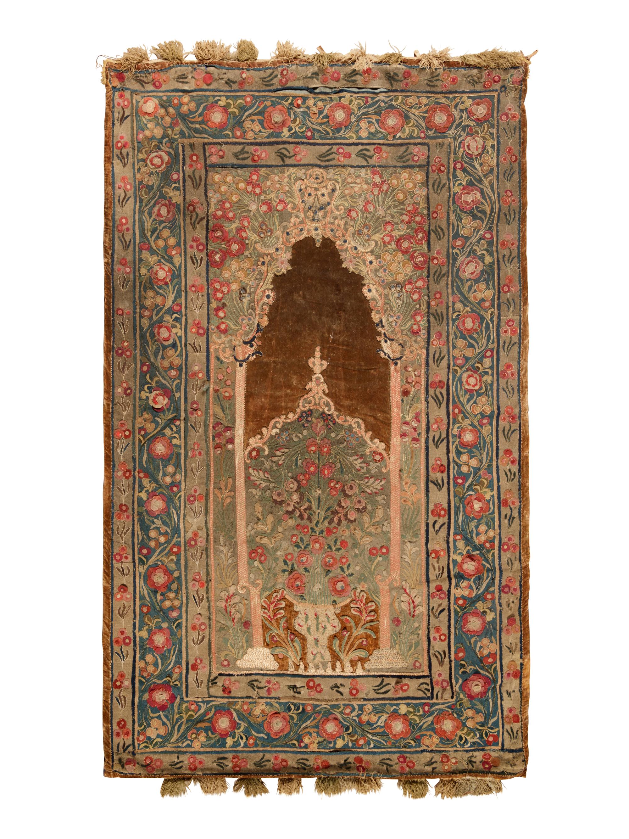 A Continental Embroidered Panel