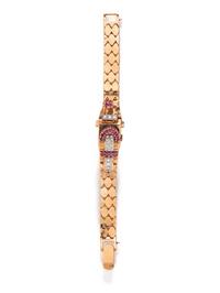 RETRO, RUBY, DIAMOND, AND ROSE GOLD SURPRISE WATCH