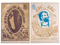 [MUSIC] -- [POSTERS]. WILSON, Wes and MOUSE, Stanley, artists. A group of 8 Family Dog posters from 1966, incl. shows featuring the Grateful Dead, comprising: