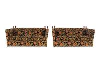 A Pair of Velvet-Upholstered Knole Sofas