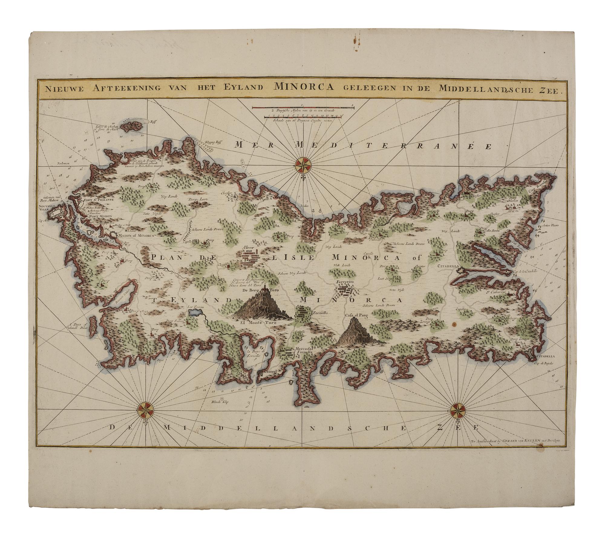 [MAPS]. A group of 8 early European maps, comprising: