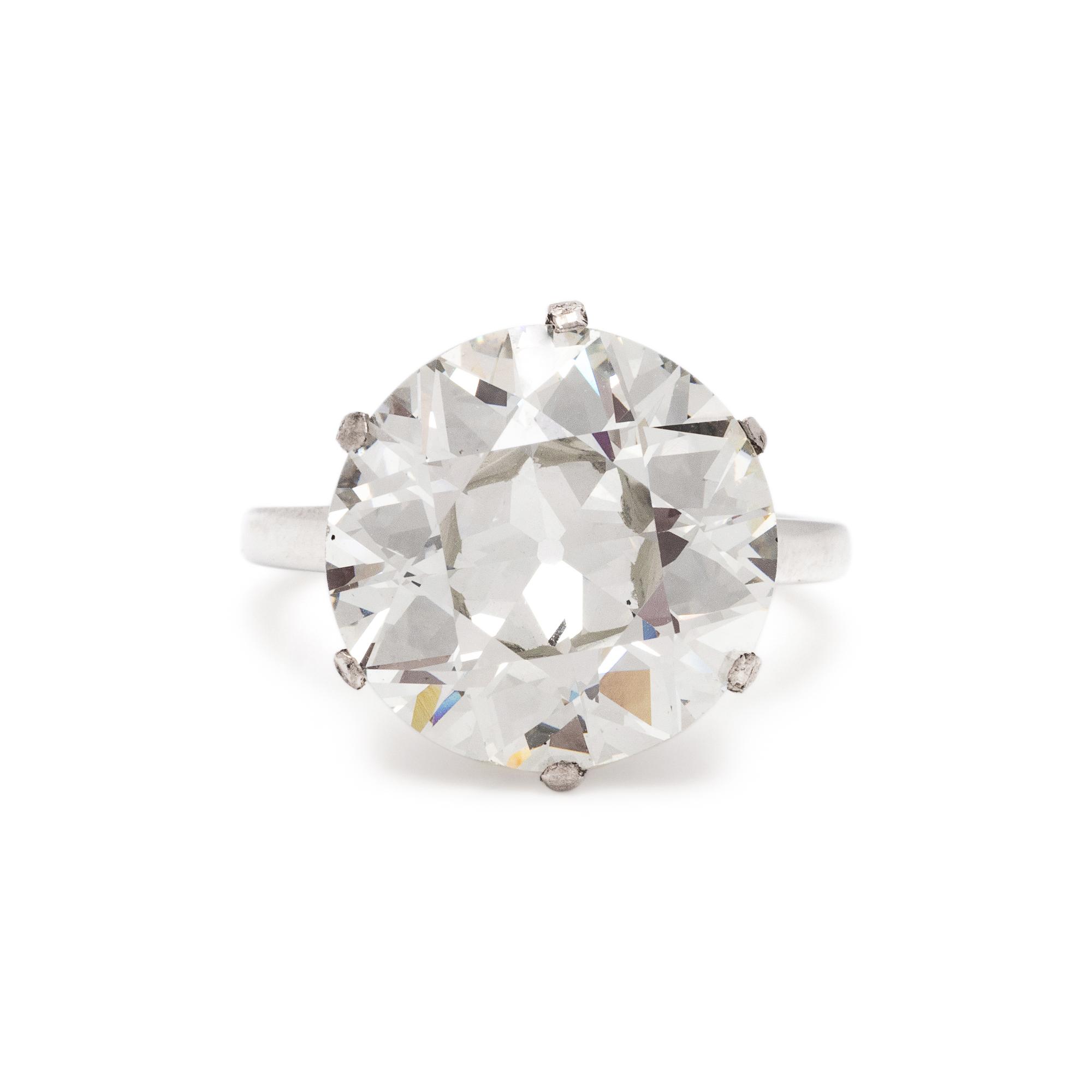9.38 CARAT OLD EUROPEAN CUT DIAMOND