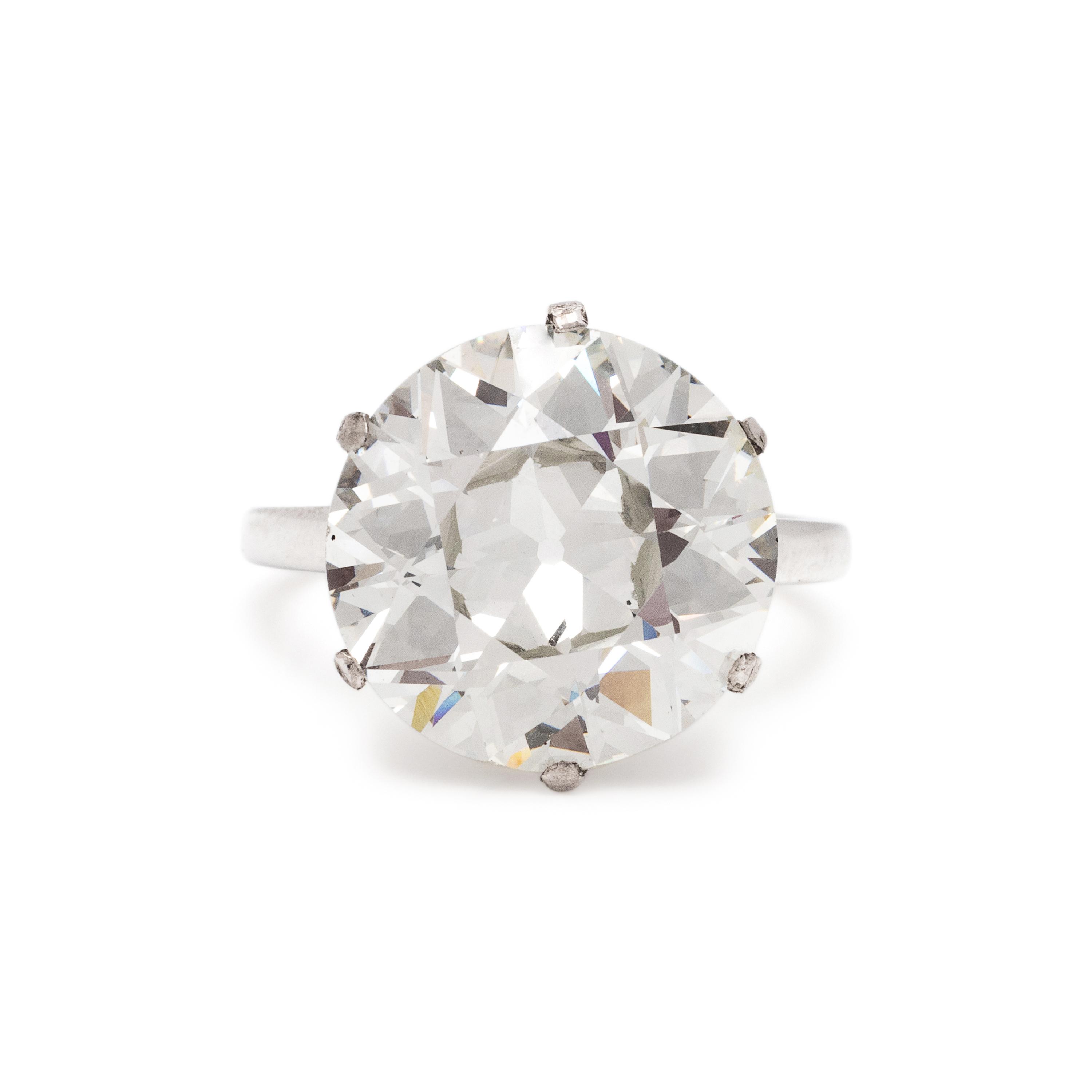 9.38 CARAT OLD EUROPEAN CUT DIAMOND